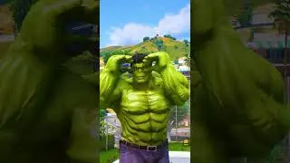 GTA V SPIDER-MAN SAVES HULK IN PAIN 🥵| 