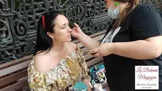 Визаж для уличной фотосессии капсульной коллекции 
