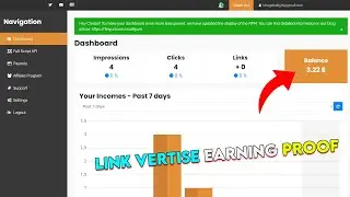 Linkvertise Payment Proof | Link Vertise se paise kaise kamaye | how to earn from linkvertise 2024