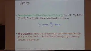 Jerzy Kowalski-Glikman - Semiclassical quantum gravity and quantum deformed effective theories