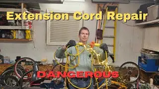 Extension Cord Repair. Electrical Extension Cord not working.