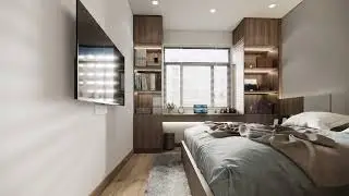 Elegant Bedroom's Design || Enscape Render || Student work