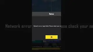 Network error login failed please check your network settings pubg mobile 2023 | pubg login problem