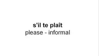 Thank You In French