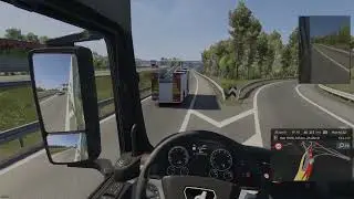 Euro Truck Simulator 2: Driving around Helicopter Clip