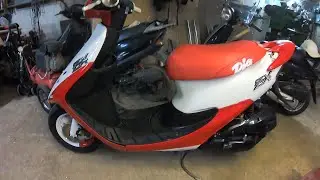 ХОНДА Дио ZX Карбюратор и лепестковый клапан!