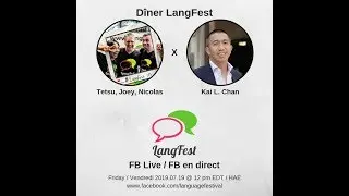 Dîner LangFest: Kai L. Chan