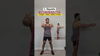 🔥Leg Workout with Resistance Band (No Attachment) 