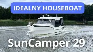 Houseboat SunCamper 29 from Balt Yacht - Test in Augustow