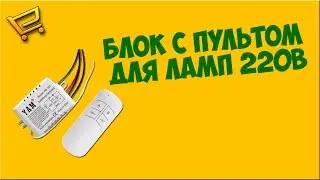 Блок с пультом для ламп 220В 1 канал с AliExpress
