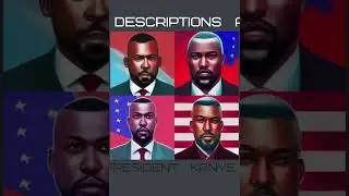 AI generates - Kanye West as President