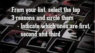 Soularium Training 3 - Mindstorming top 3 responses