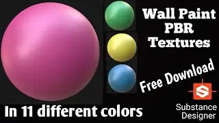 Download Free PBR Wall Paint Textures in 2k & 4k resolution | Wall textures in 11 different colors