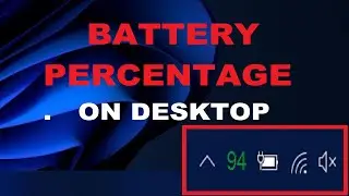 How to fix Battery Icon is not showing in taskbar in windows 10 in 2022