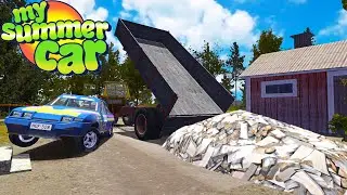 SELLING FIREWOOD DURING THE RALLY - My Summer Car Story [S3] 