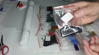 Выпуск 940/Обзор новой картины с АВ стразами/Алмазная мозаика/