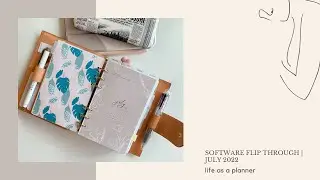 Planner Software Flip Through | July 2022
