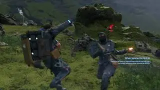 Death Stranding - First MULE Camp Combat (Hard Difficulty/No Damage)