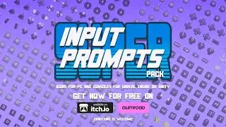 FREE SUPER Input Icon Pack – 1100+ Icons for PC & Consoles (Unreal, Unity, Godot)