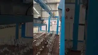 Maquina Aspersor de refrigerante para botellas de vidrio.