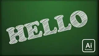Adobe Illustrator | Scribble Text Tutorial