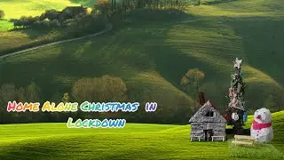 How to make Hill top house with snowman , Christmas tree and table