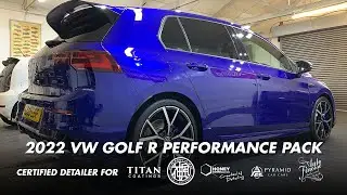 2022 VW GOLF R PERFORMANCE PACK LAPIS BLUE NEW CAR DETAIL OFFSET DETAILING ESSEX