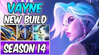 NEW ITEMS - SEASON 14 VAYNE BUILD IS BROKEN | DRAGONMANCER VAYNE ADC GAMEPLAY | League of Legends