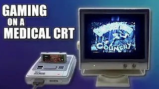 Gaming on a Ultrasound CRT!