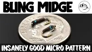 FLY TYING TUTORIAL: Bling Midge - One of Our TOP SELLERS