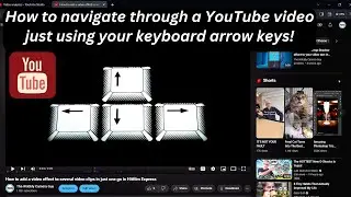 How to navigate a YouTube video timeline using the arrow keys on your keyboard