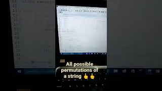Print all possible permutations of a string || Using Recursion in C++ 