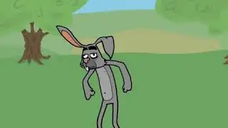 пьяный заяц и волк