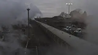 7029 Clun Castle & 6233 Duchess of Sutherland Top & Tailed pass through Narborough and East Goscote