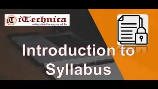 1. Introduction to Syllabus