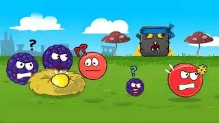 Red Ball 4: Bilberry Ball Playing Mini games 'Angry Ball' & Volume 2 + 2nd BOSS battle