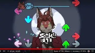 [ FNF × Anthro or Dragon V ] Vol.5 Monochrome Perish Mix Remix (Reskin + Cover + Partially arrange)