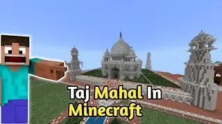 Taj Mahal Palace in Minecraft pe map | Steve Boy, @MoonStarssam  @Ben10_Brawl_Stars