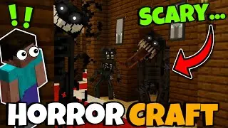 Minecraft Bedrock Editions NEW Horror Craft Is INSANE… (Horror Survival Full Showcase)
