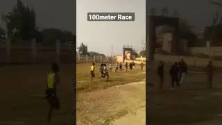 senior 100 meter Race || for district race competition #rasra #bhagat singh #army #race #agniveer