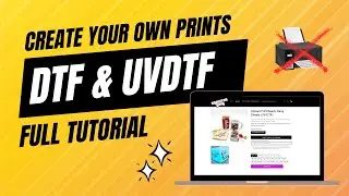 Order Affordable UV DTF & DTF Transfers - FULL TUTORIAL #dtftransfer #dtfprinting
