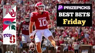BEST CFB PRIZEPICKS PLAYER PROPS & BETS | FRIDAY 8/30/2024