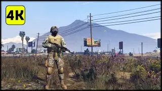GTA V Remastered 4K Gameplay | Fidelity Mode