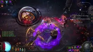 Path of Exile 3.17 - The Black Star Boss Fight - Starter build Occultist Bane CI
