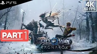 GOD OF WAR RAGNAROK PS5 Gameplay Walkthrough [4K 60FPS]- FULL GAME PART 1 - No Commentary