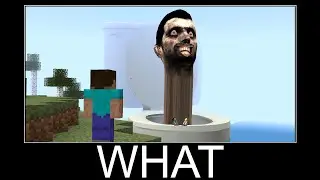 Unusual Skibidi Toilet in Minecraft wait what meme part 163