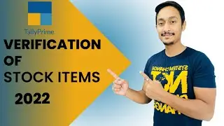 Verification of Stock Items in Tally Prime