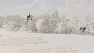 Destruction Fx || Blender RBD & Mantaflow Simulation | Submarine ice breach | RBDLab Addon