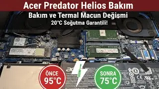 Acer Predator Helios Maintenance with 20 Degree Cooling Guarantee! | Acer Predator Helios Thermal...