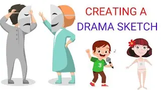 Primary Art Lesson ||Drama || Creating a Drama Sketch||